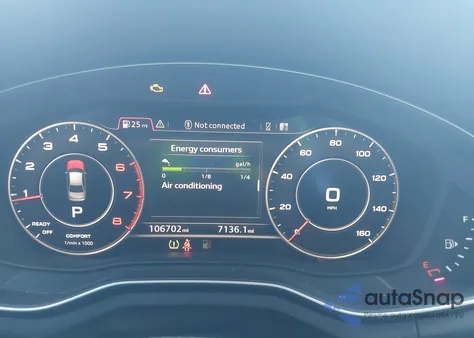 2017 Audi A4 2.0T Season Of Audi Ultra Premium z USA, uszkodzony, nr VIN WAUKMAF43HN040338